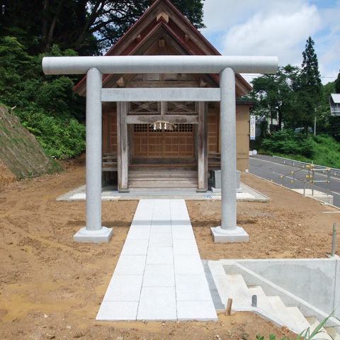 十日町市松之山 神明鳥居 10尺型（耐震加工）